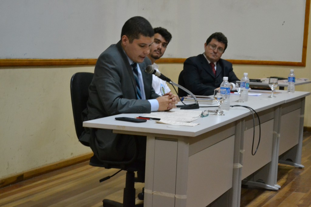 Juiz João Batista e o Defensor Eduardo Newton debateram sobre de segurança pública (Letycia Nascimento)