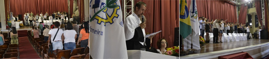 Concluintes de diversos cursos de Seropédica participaram da solenidade de colação de grau, no auditório Gustavo Dutra, durante o mês de setembro (Fotos: Letycia Nascimento)