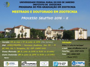 Mestrado e Doutorado em Zootecnia