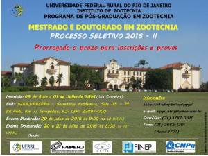 Cartaz Prorrog Selecao Mest e Dout PPGZ _ 2016_II