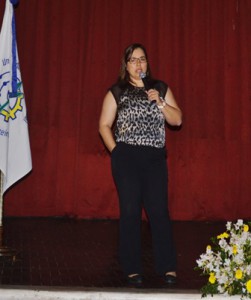 Tatiana Schuenck foi convidada por Fabíola Cunha, sua colega de graduação, para debater sobre o patenteamento. 