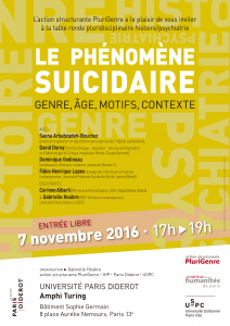 Le Phénomène Suicidaire (1)