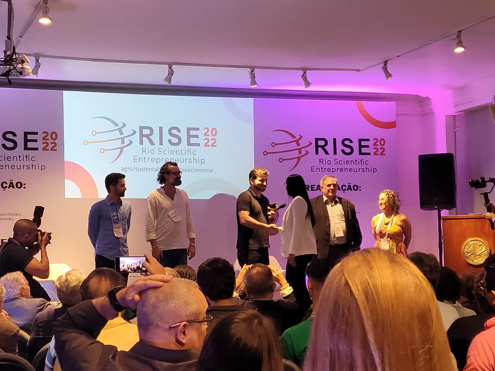 A incubada Biohop Teste foi uma das premiadas no Rise 2022