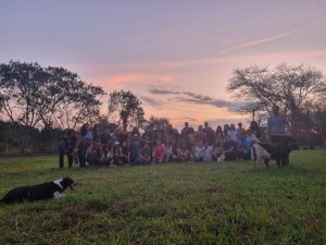 Palestra sobre manejo de rebanhos com cães de pastoreio