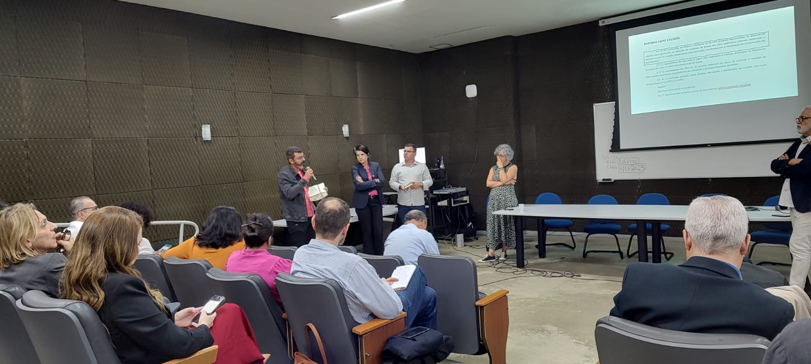 Participação do prof. Leandro Dias na reunião do Copropi