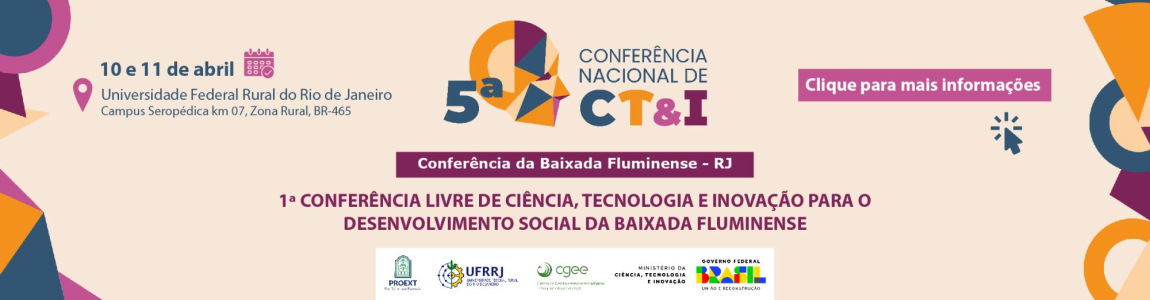 1ª Conferência Livre de Ciência, Tecnologia e Inovação para o Desenvolvimento Social da Baixada Fluminense