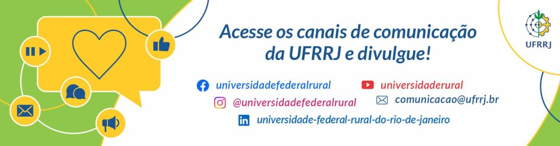 Acesse os canais de comunicação da UFRRJ!