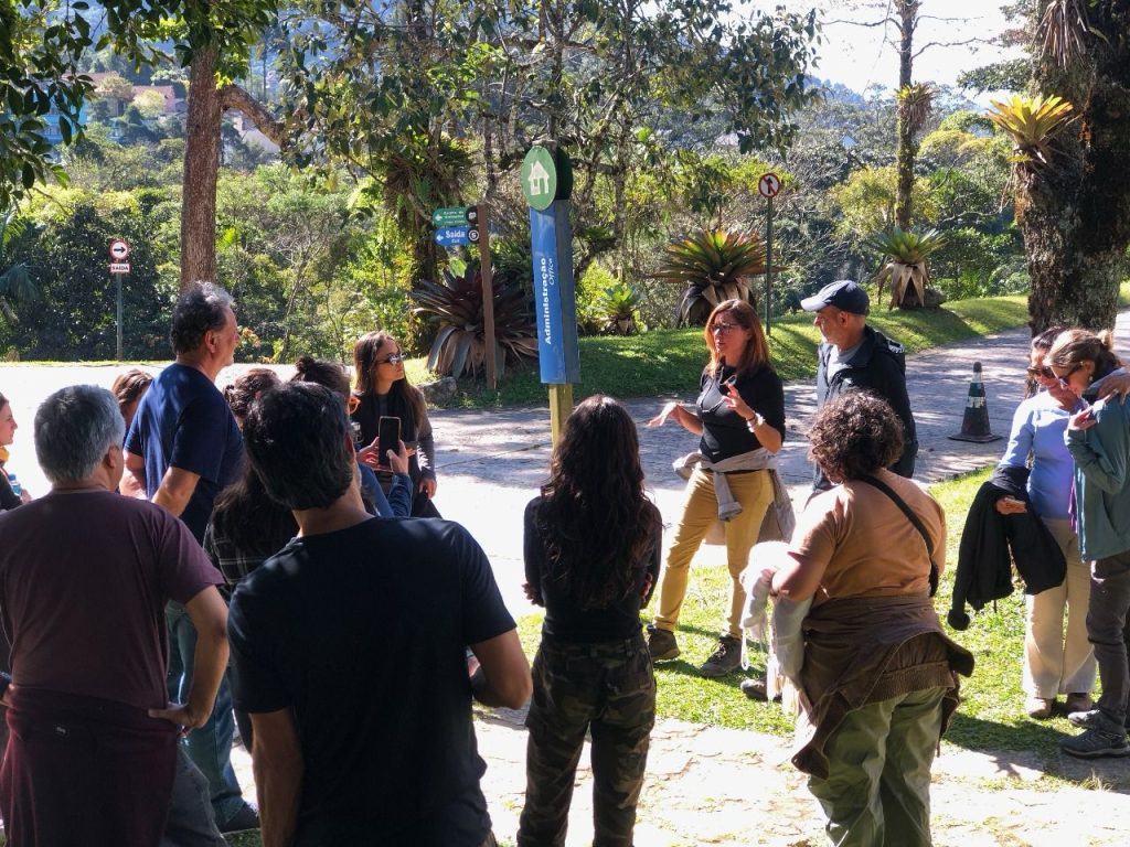 Oficina de pesquisa do projeto realizada no Parque Nacional da Serra dos Órgãos, no Rio de Janeiro