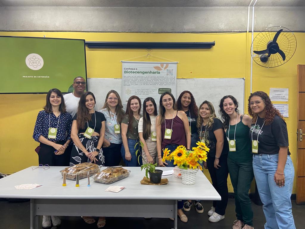 Equipe do projeto de extensão Biotec Engenharia