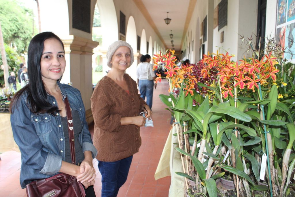 Visitantes da Expo de Orquídeas e Bromélias