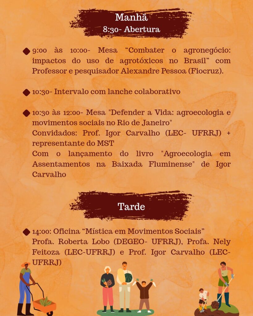 Programação do evento
