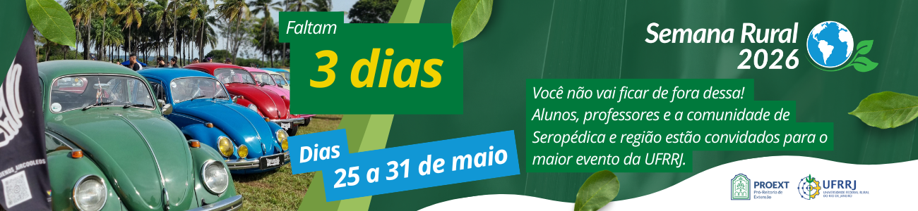 Faltam 3 dias para o maior evento extensionista da Baixada! Participe!