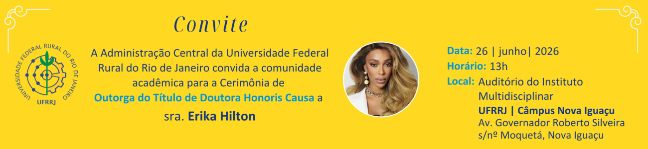 Concessão do Título de Doutora Honoris Causa a Erika Hilton