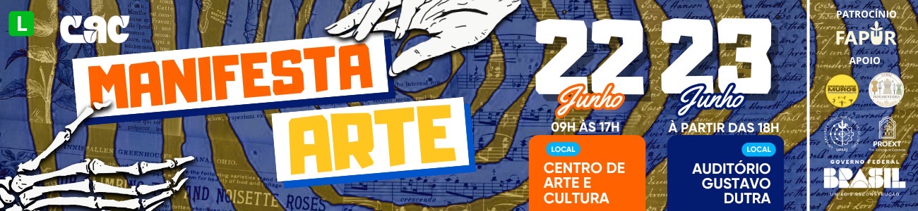 CAC Manifesta Arte promove programação cultural gratuita